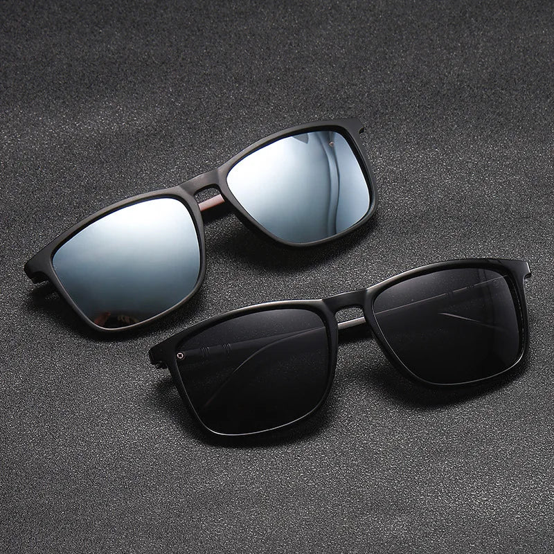 Lunettes - Carré Noir - Homme